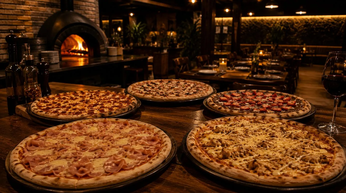Pizza de rodízio em Cascavel PR - variedade de sabores salgados e doces