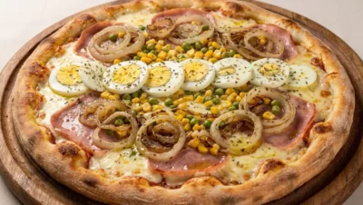 Pizza napolitana artesanal em Cascavel PR com forno a lenha e massa de fermentação longa