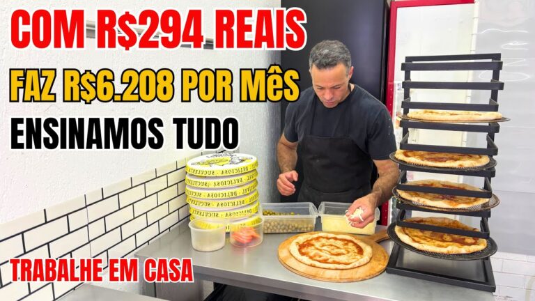 Como Fazer Pizza de Delivery Caseira para Vender e Lucrar
