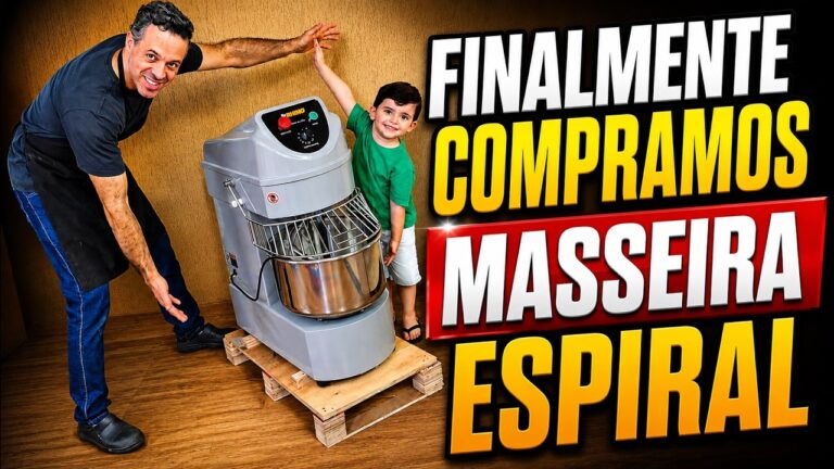 Como Fazer Massa de Pizza Profissional na Masseira Espiral de 20L