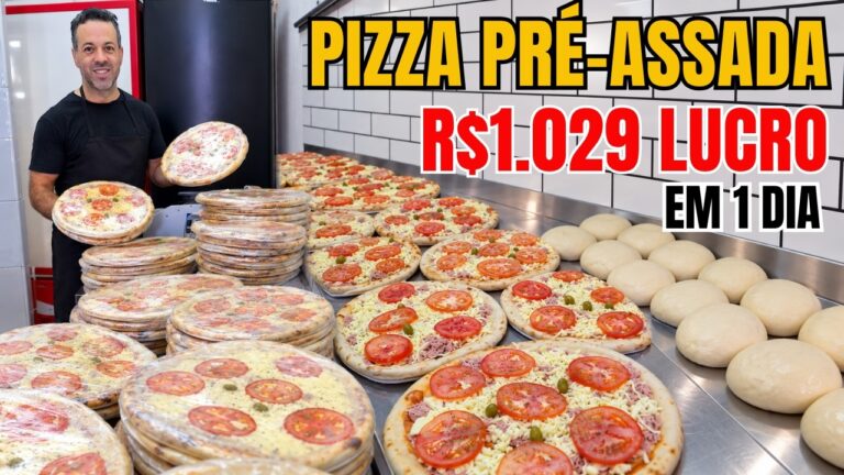 Como Fazer Pizza Pré-Assada para Vender e Lucrar em Casa